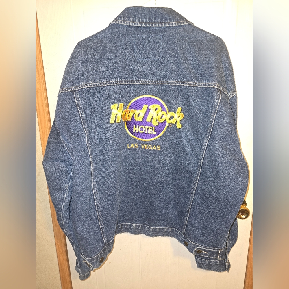Vintage Hard Rock Hotel Las Vegas Denim Jacket